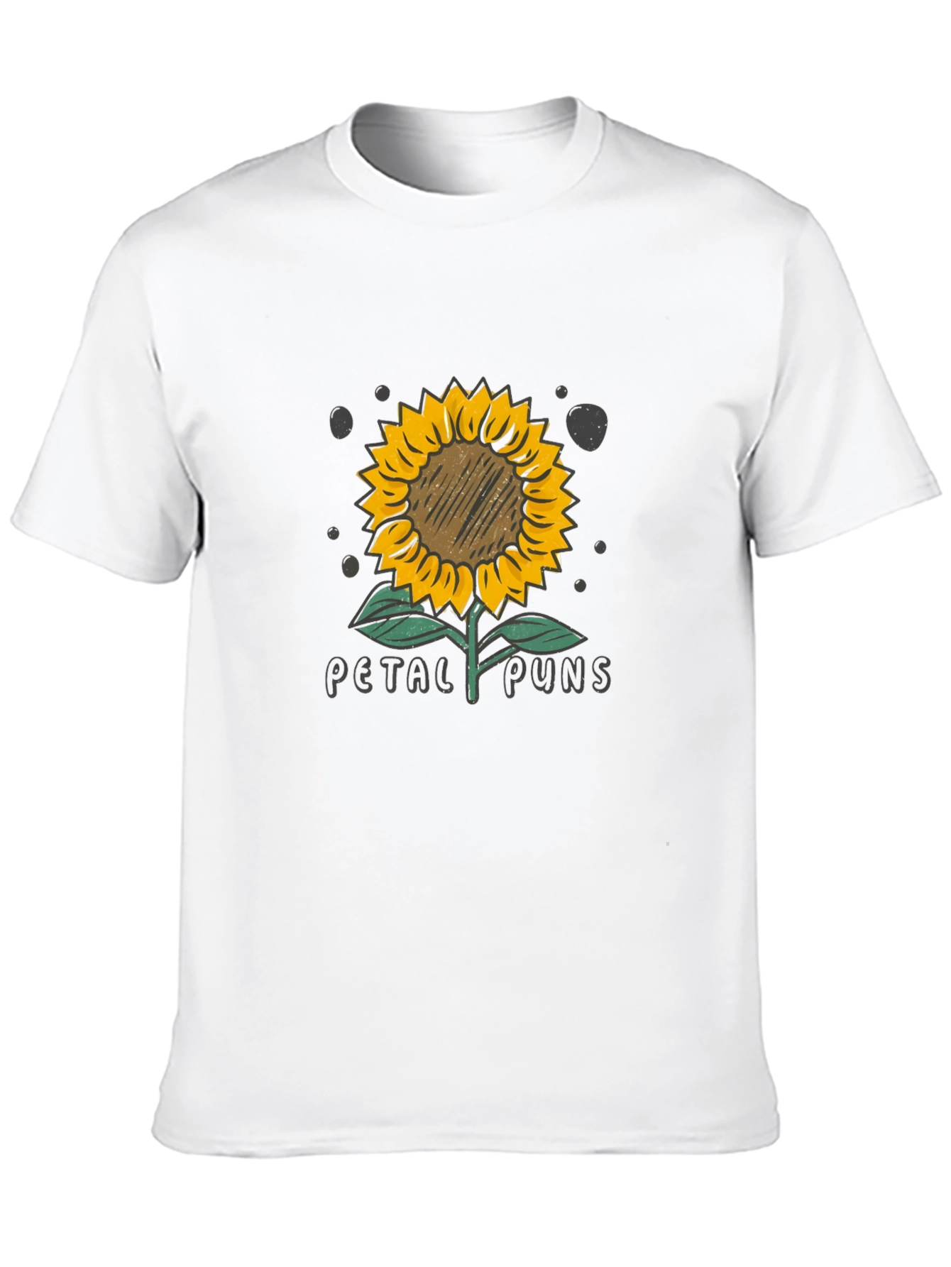 Petal Puns Sunflower Graphic T-Shirt