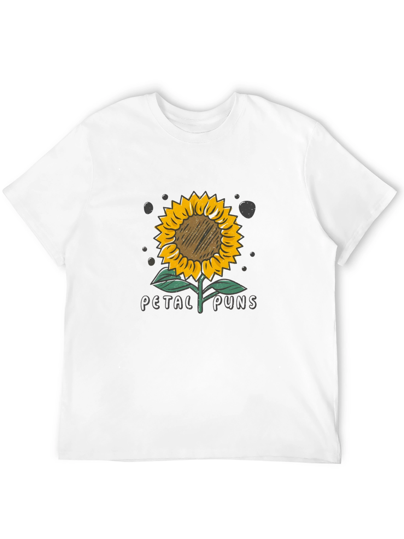 Petal Puns Sunflower Graphic T-Shirt