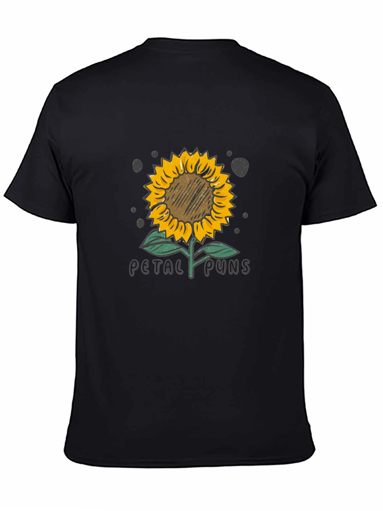 Petal Puns Sunflower Graphic T-Shirt