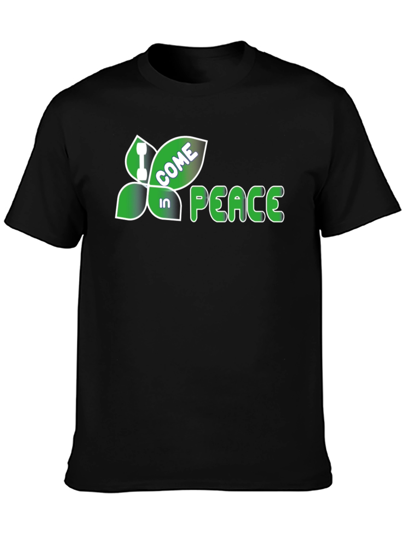 Come In Peace Graphic Tee - Black