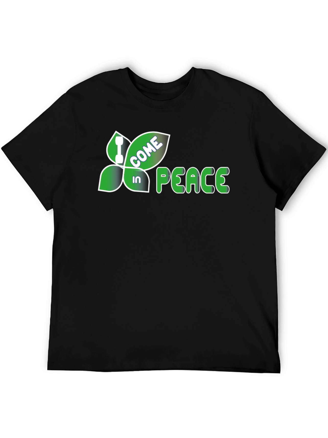 Come In Peace Graphic Tee - Black