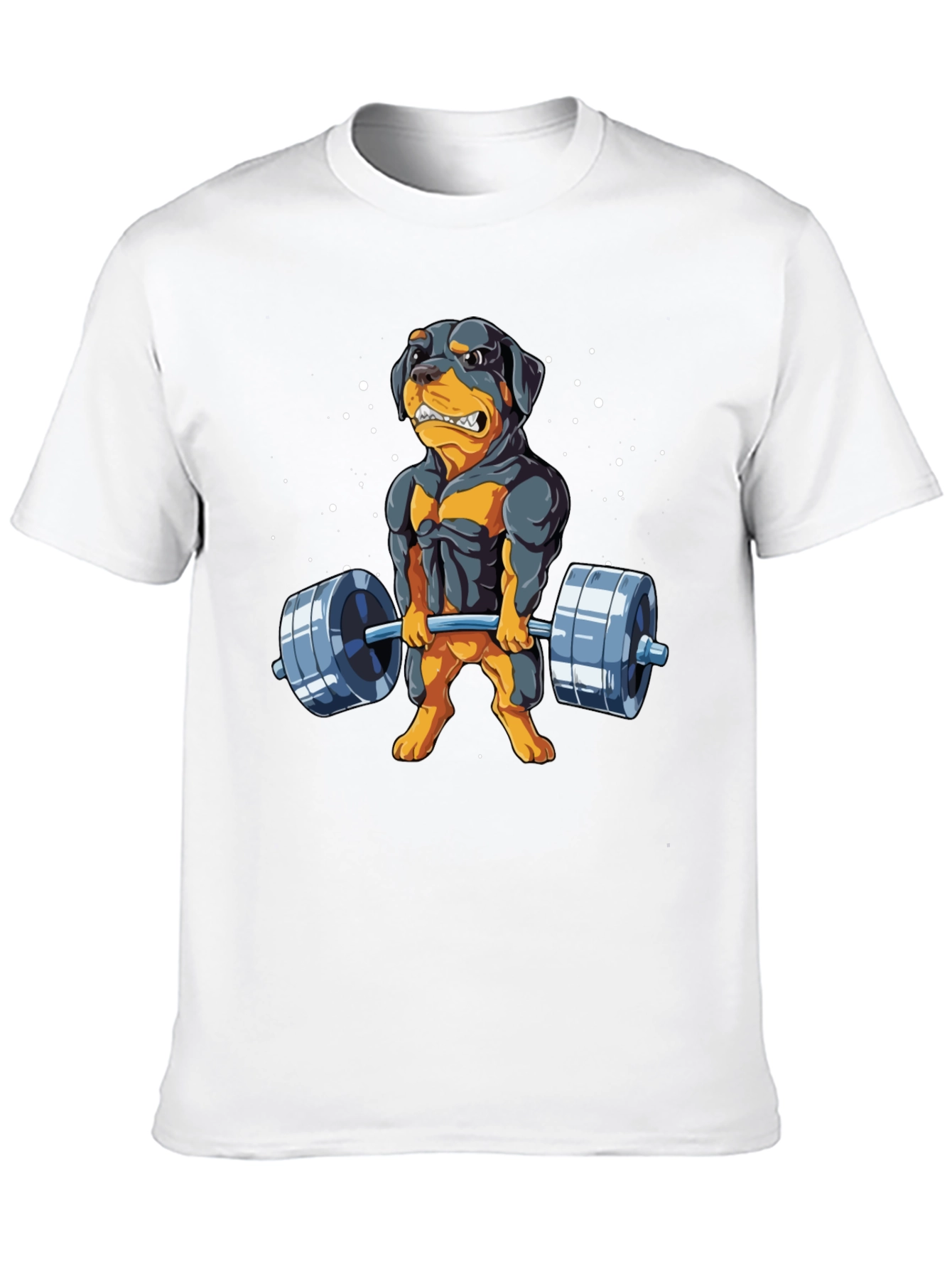 Rottweiler Gym Dog Black T-Shirt