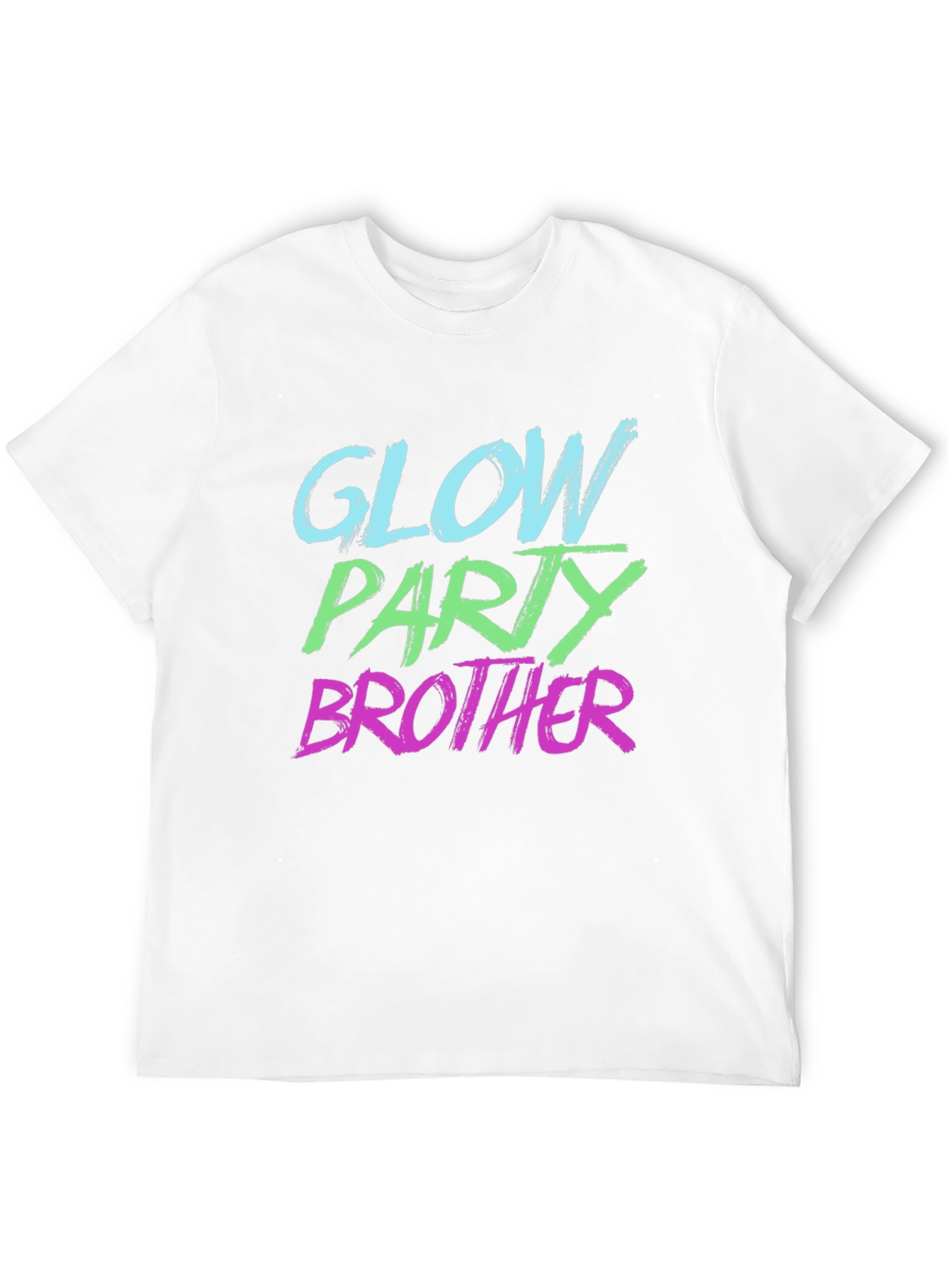 Glow Party Brother T-Shirt - Black