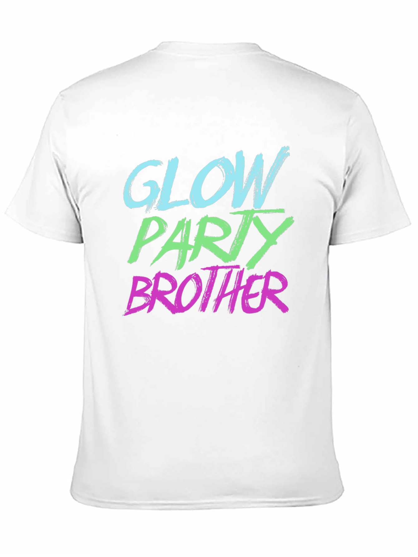Glow Party Brother T-Shirt - Black