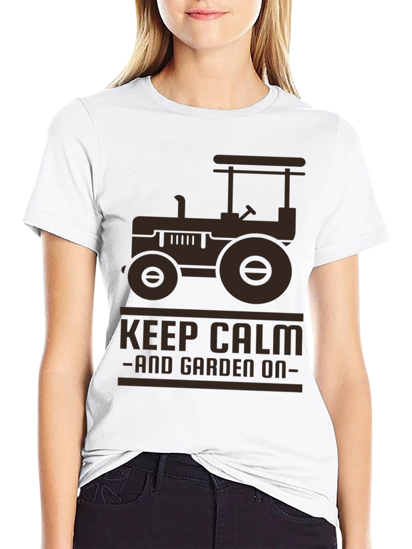 Keep Calm & Garden On Tractor Tee