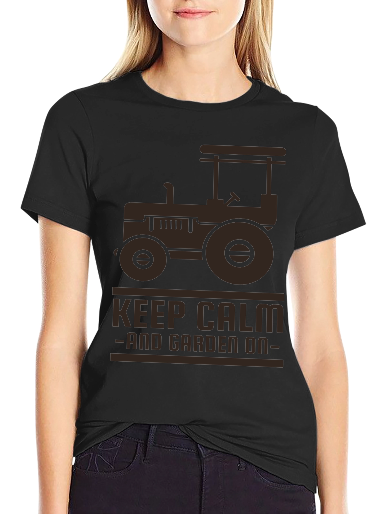Keep Calm & Garden On Tractor Tee