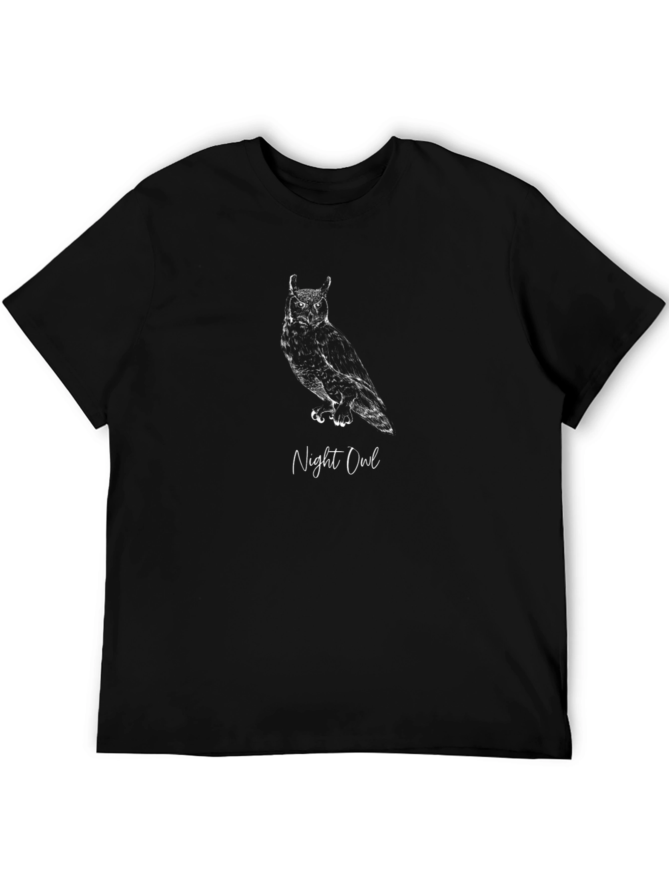 Night Owl Graphic Tee - Stylish Unisex T-Shirt