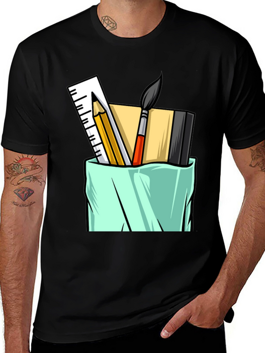 Artists Toolkit Graphic Tee - Black Cotton T-Shirt
