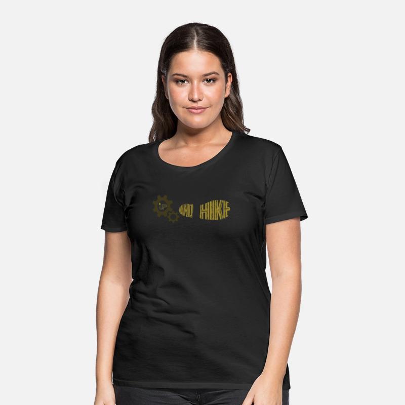 Gear On and Hike shaped in a shoes print