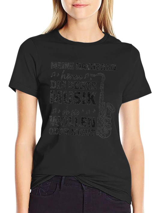 Funny Music Lover T-Shirt - My Neighbors