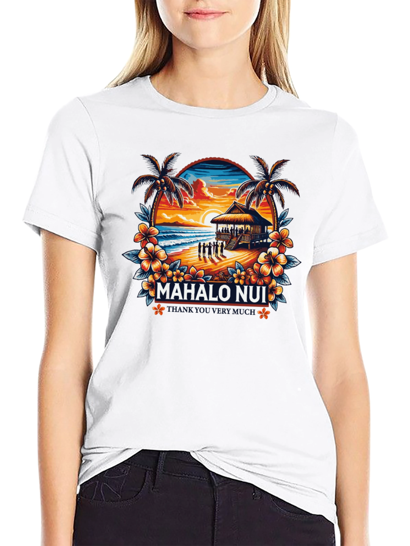 Mahalo Nui Beach T-Shirt