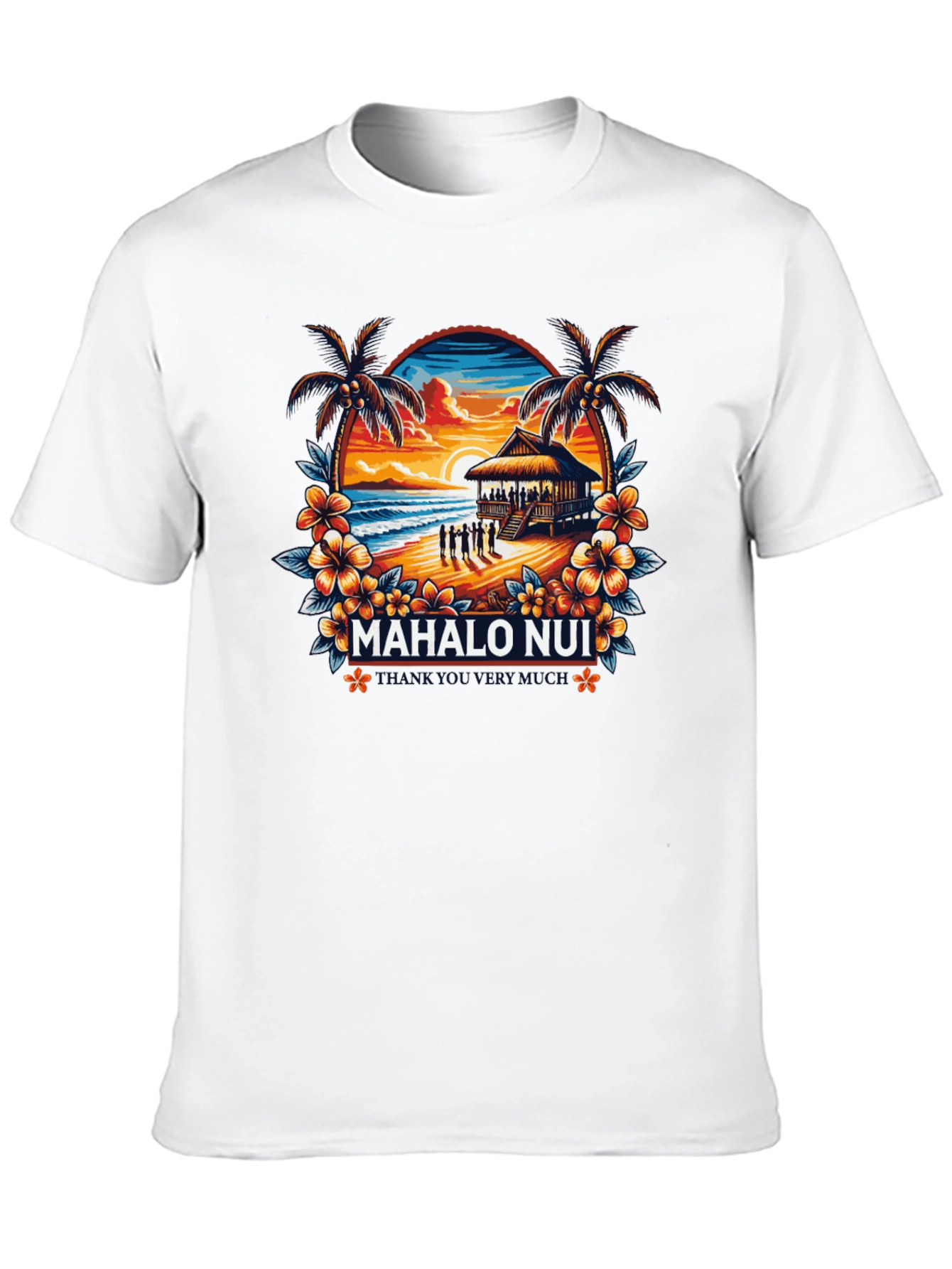 Mahalo Nui Beach T-Shirt