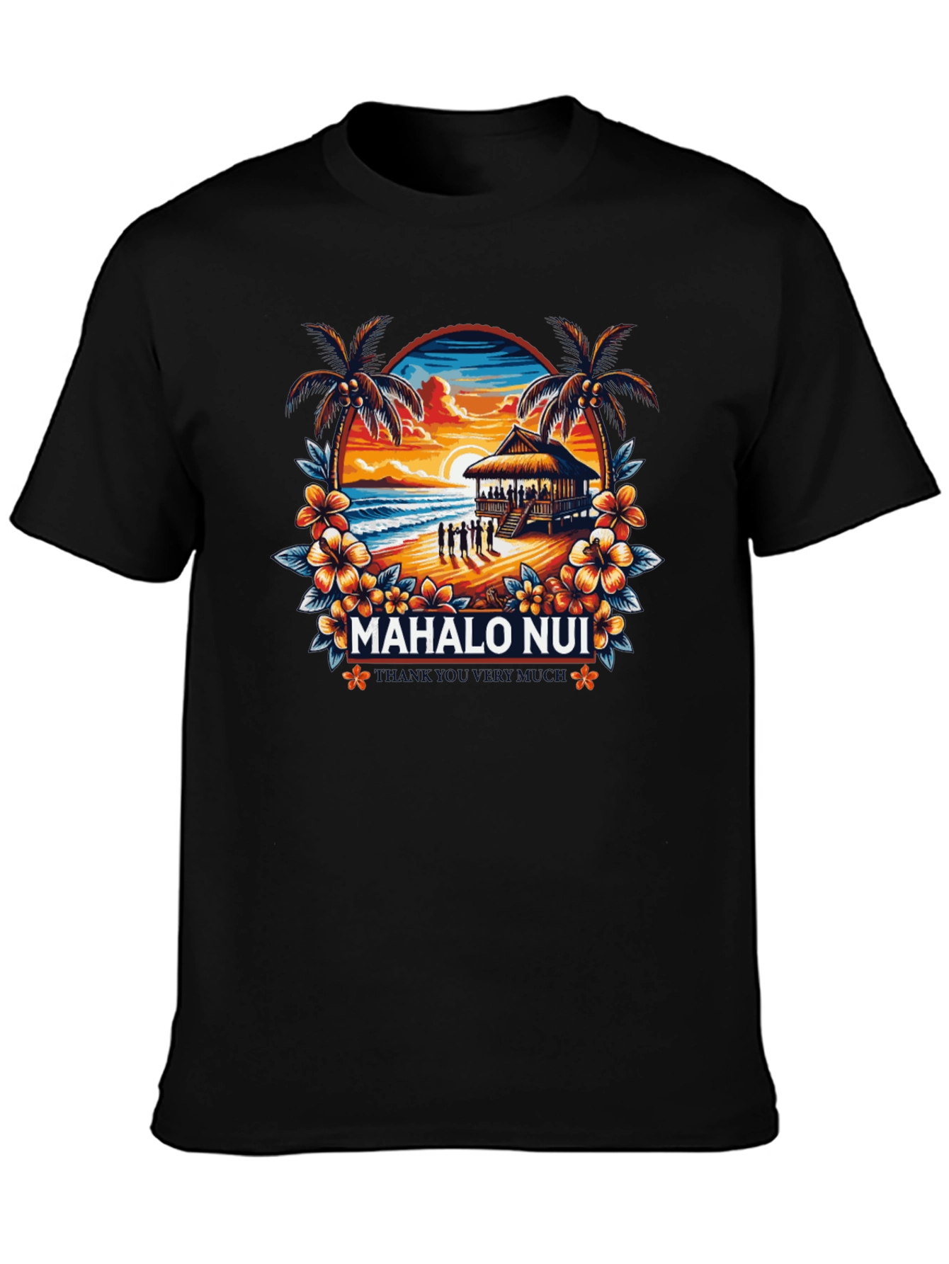 Mahalo Nui Beach T-Shirt