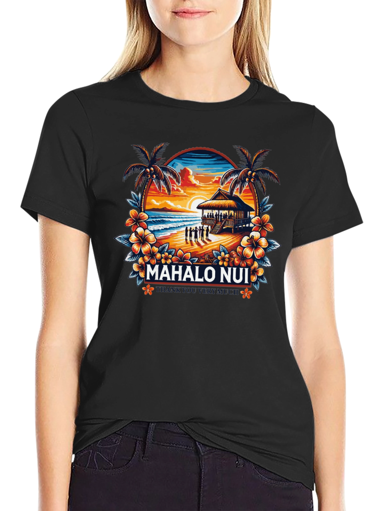 Mahalo Nui Beach T-Shirt
