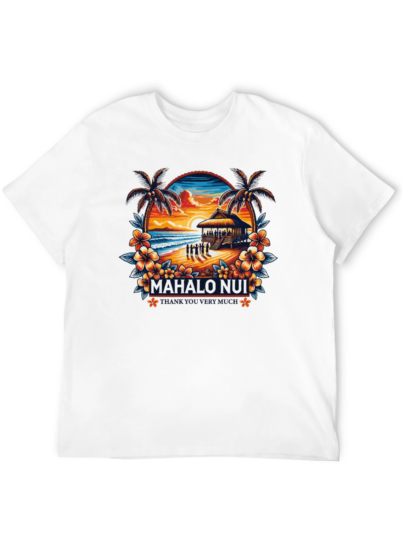 Mahalo Nui Beach T-Shirt
