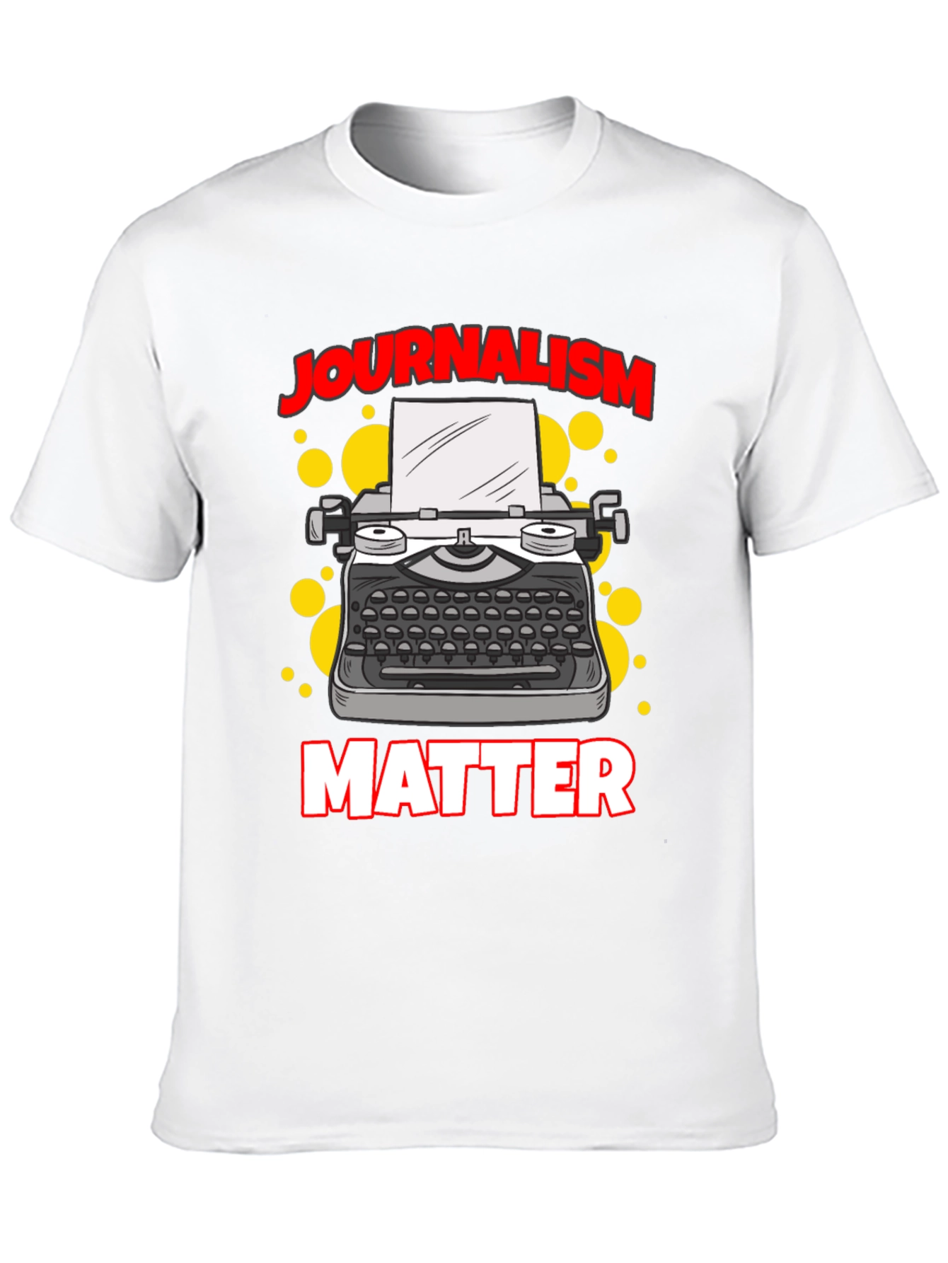 Journalism Matters Graphic Tee - Black T-Shirt