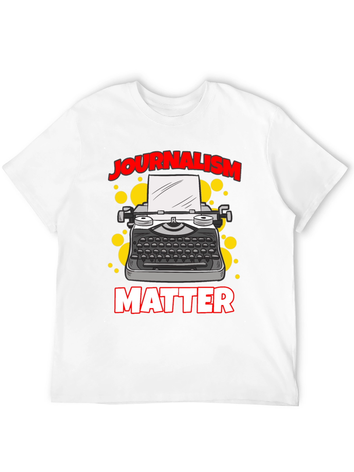 Journalism Matters Graphic Tee - Black T-Shirt