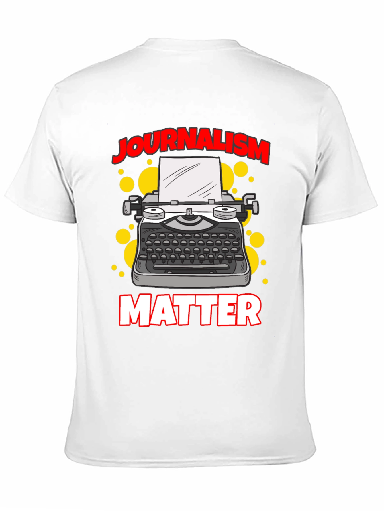 Journalism Matters Graphic Tee - Black T-Shirt