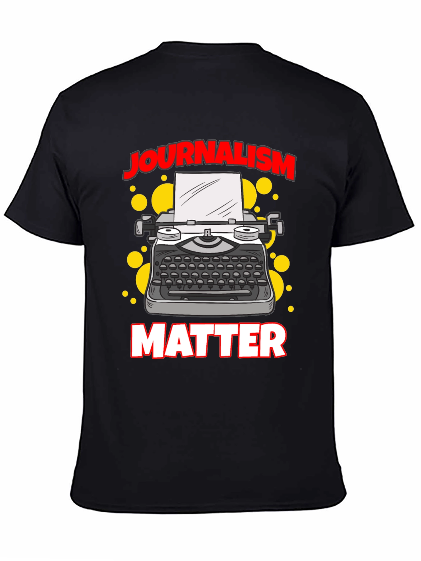 Journalism Matters Graphic Tee - Black T-Shirt