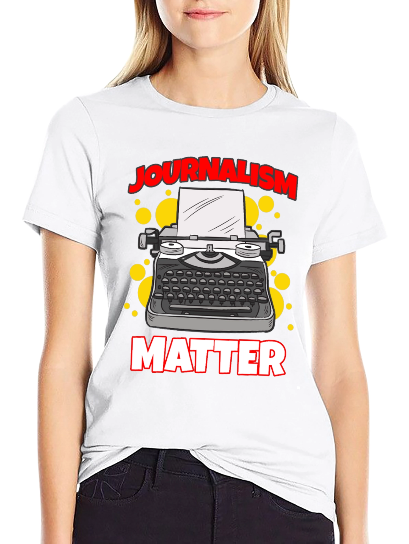 Journalism Matters Graphic Tee - Black T-Shirt