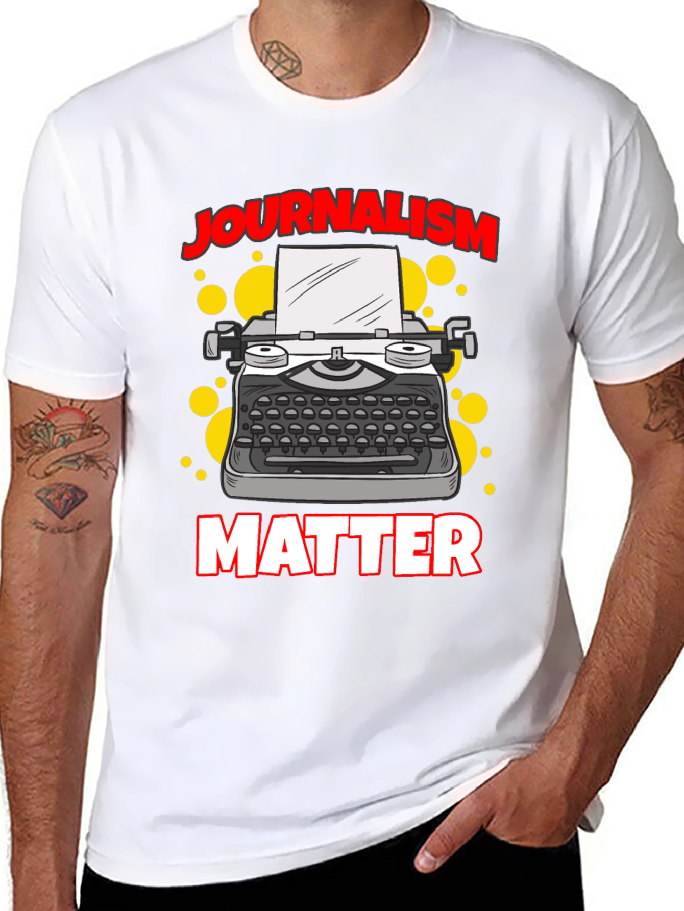Journalism Matters Graphic Tee - Black T-Shirt