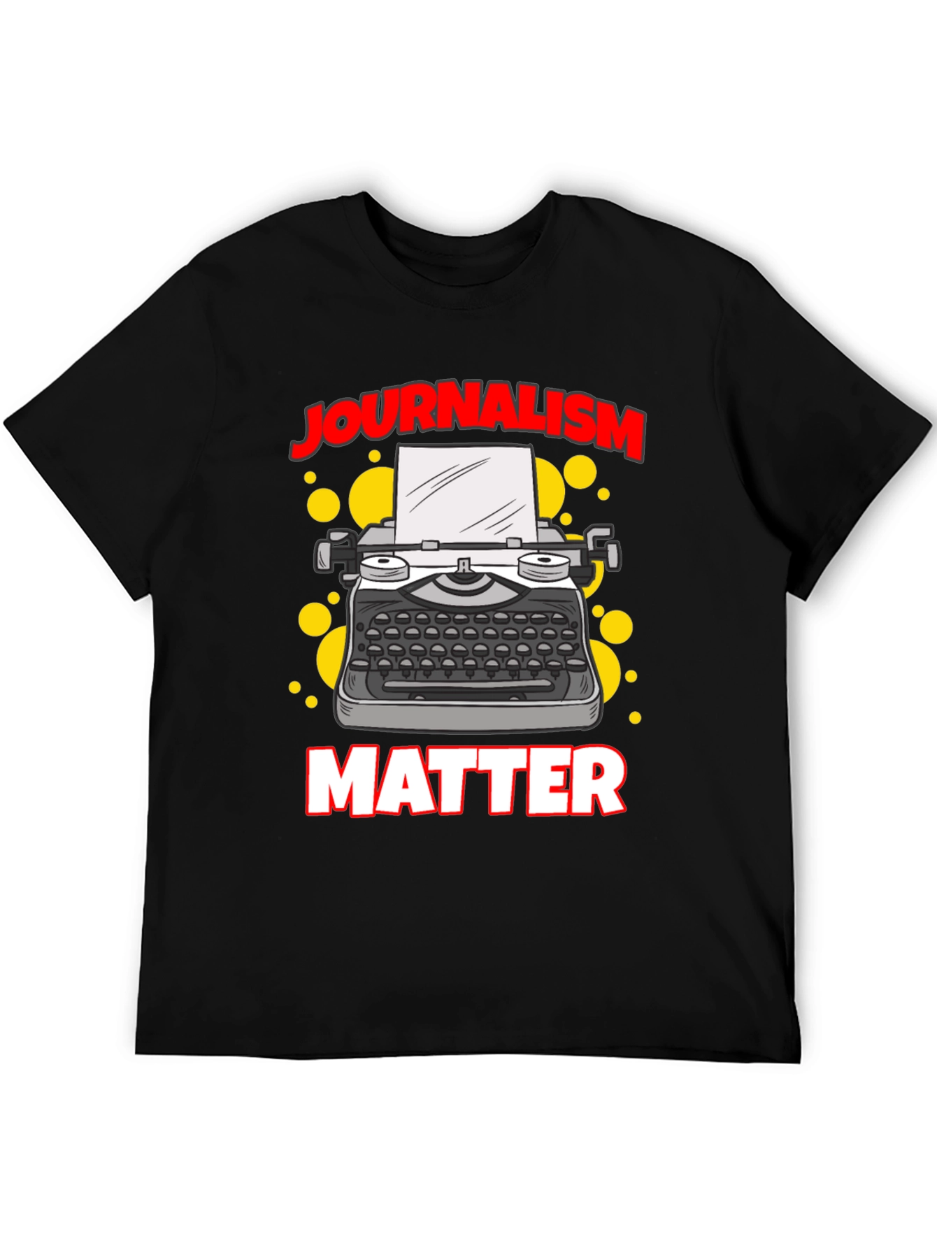 Journalism Matters Graphic Tee - Black T-Shirt