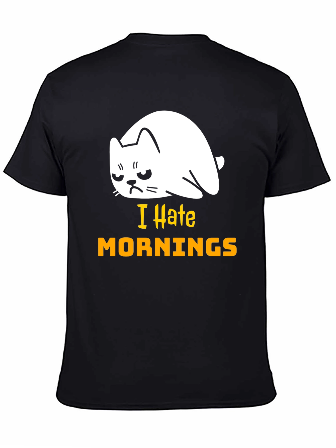 I Hate Mornings Cat T-Shirt