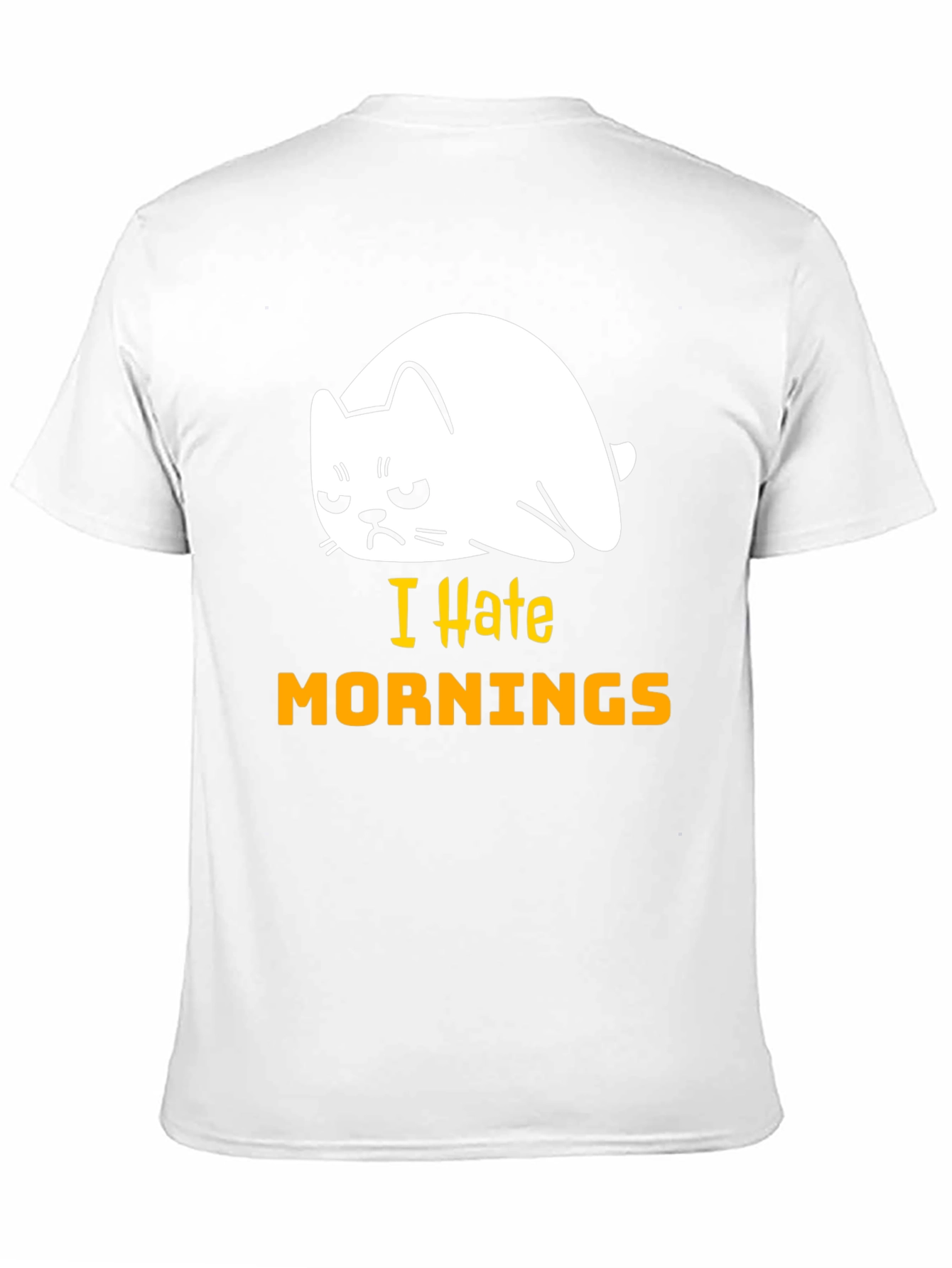 I Hate Mornings Cat T-Shirt