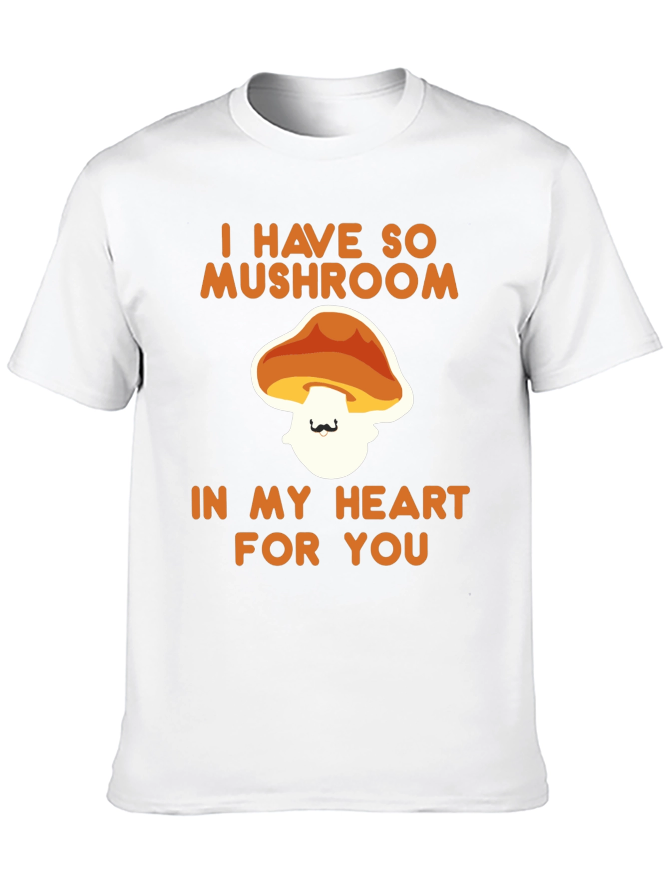 Mushroom Heart Graphic T-Shirt