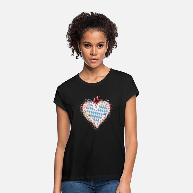 Gingerbread heart shape blue white Bavarian style