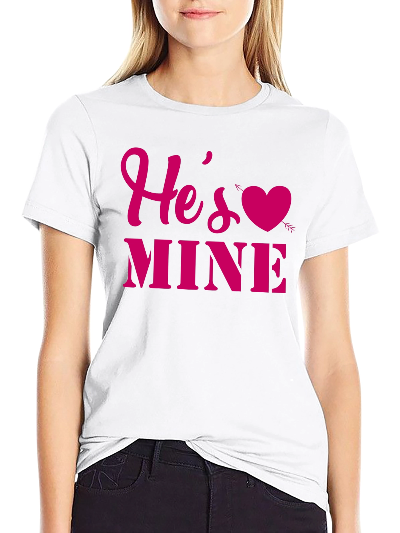 Hes Mine Valentines Day T-Shirt