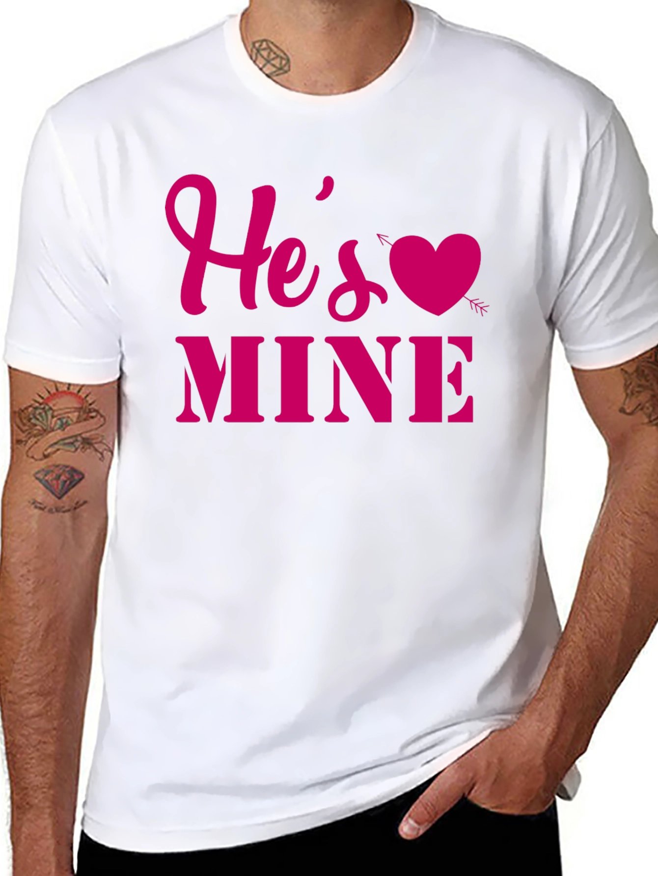 Hes Mine Valentines Day T-Shirt