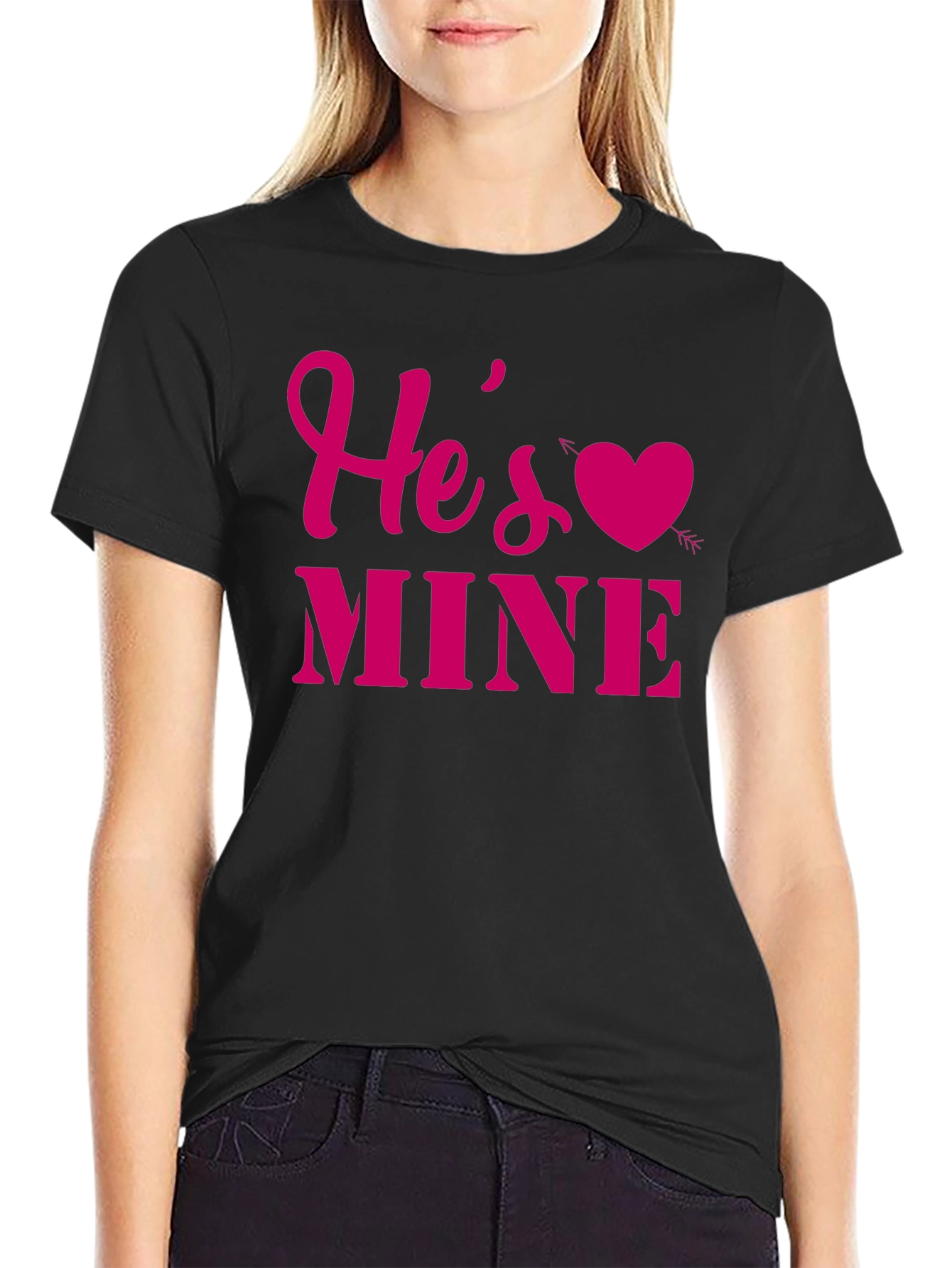 Hes Mine Valentines Day T-Shirt