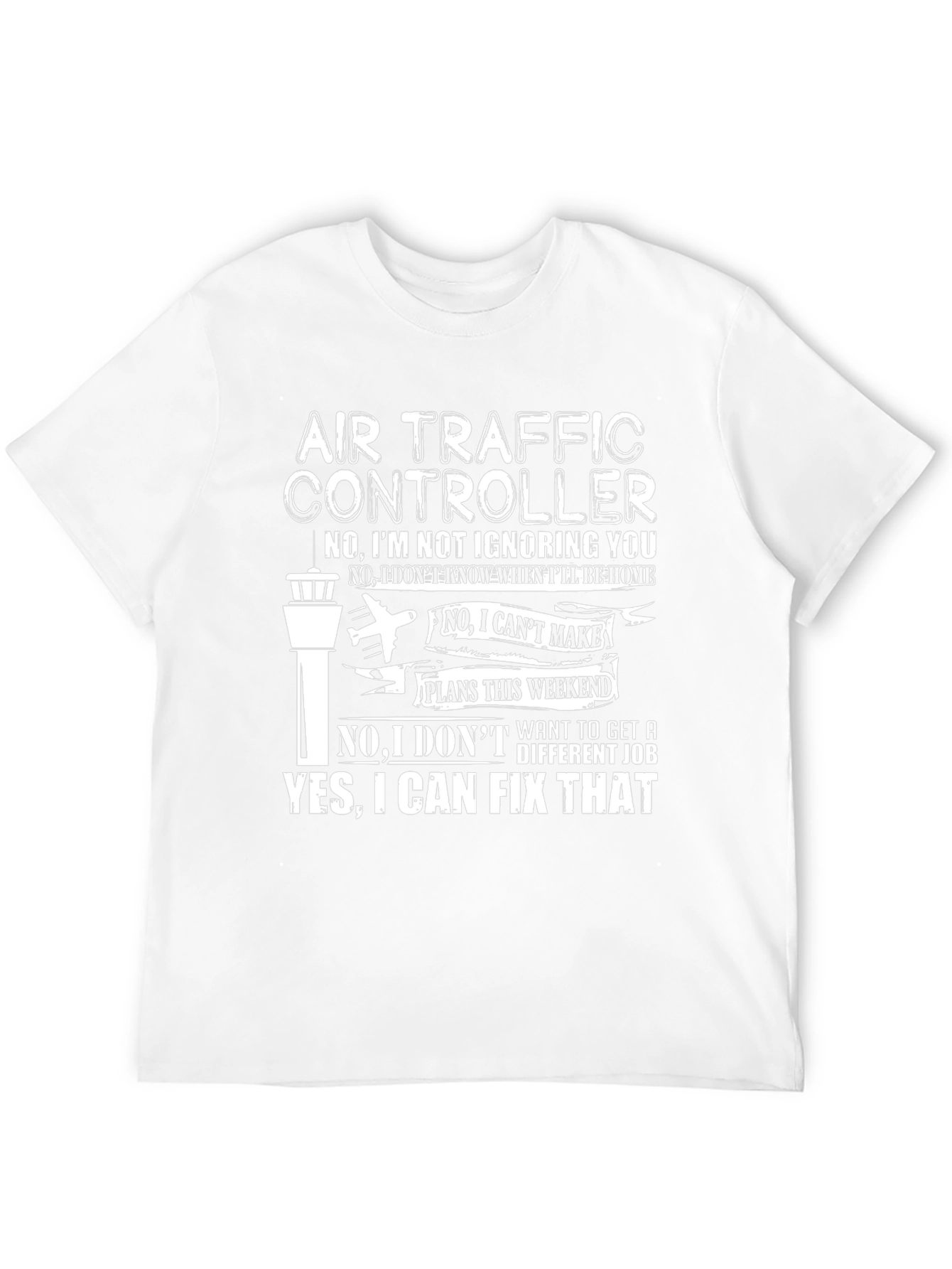 Air Traffic Controller Graphic T-Shirt Funny Aviation Tee