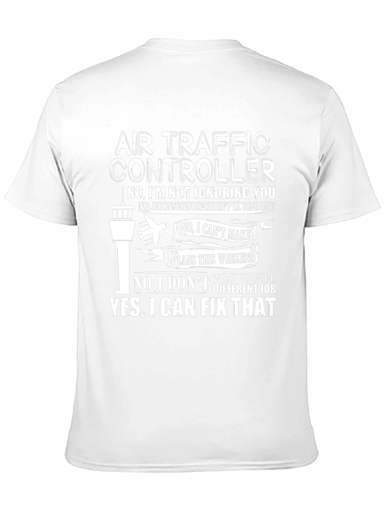 Air Traffic Controller Graphic T-Shirt Funny Aviation Tee