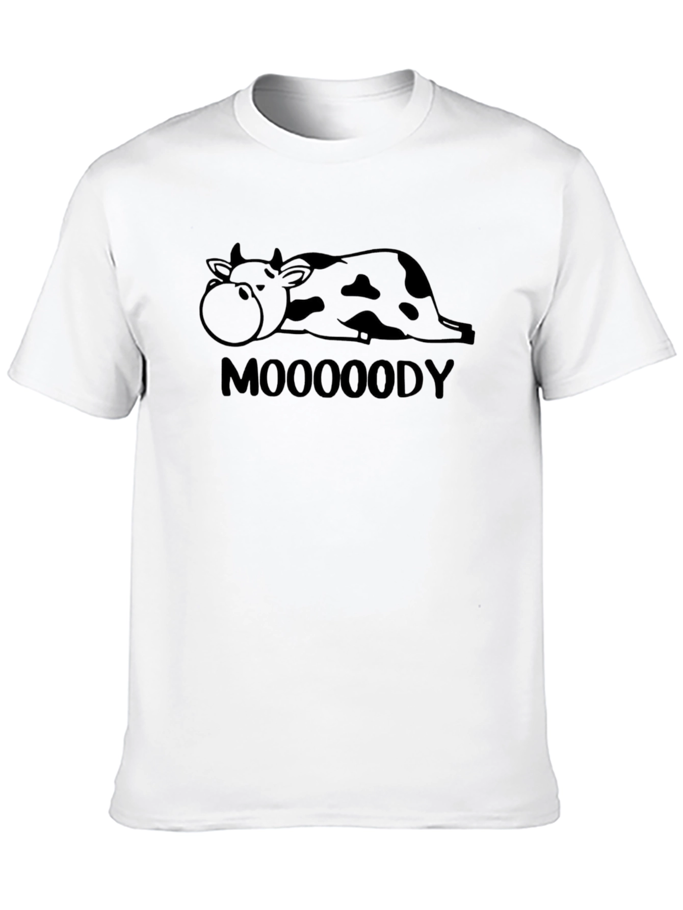 Mooooody Cow Graphic Tee - Relaxed Fit