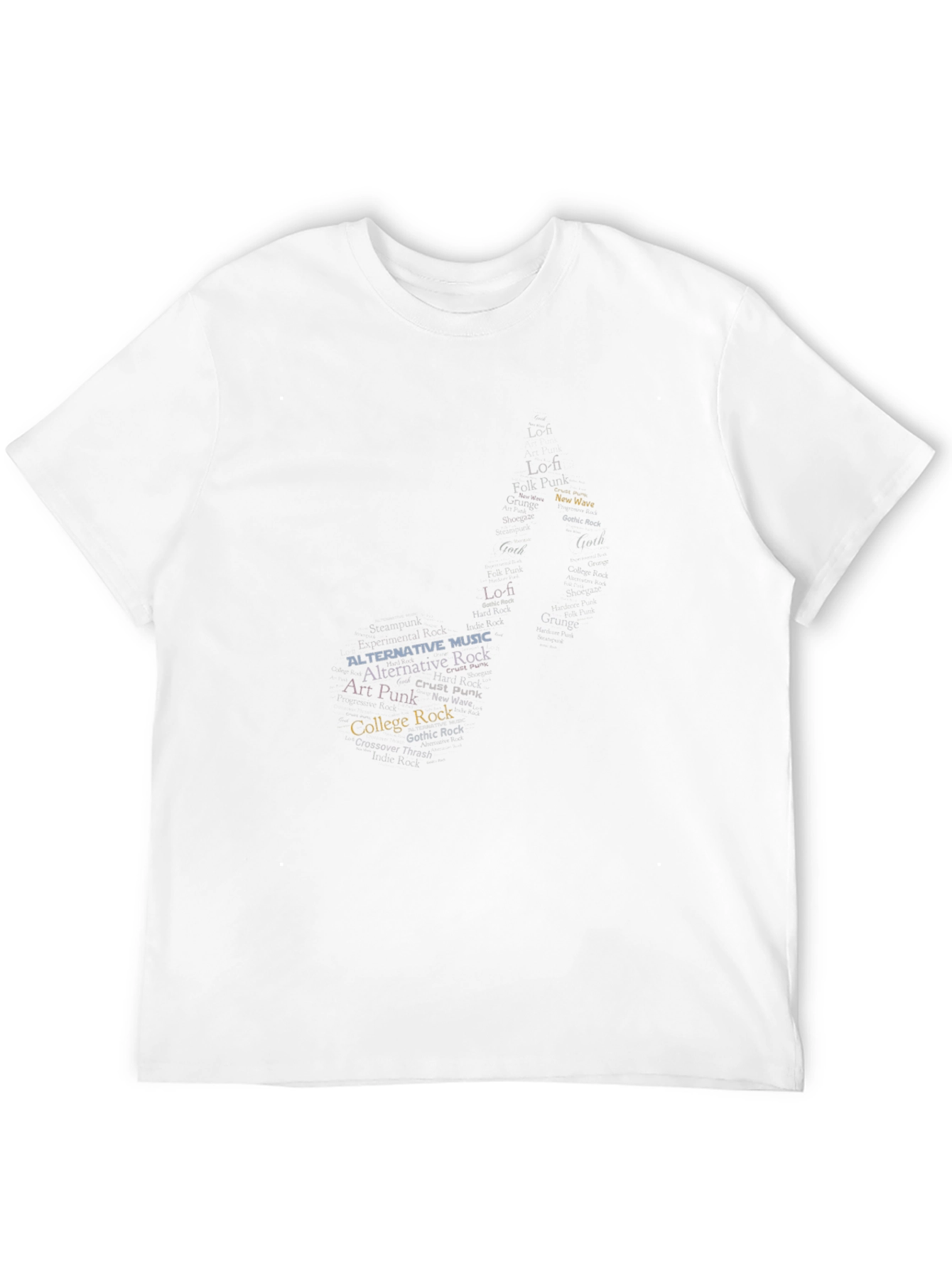 Music Genre Typography T-Shirt