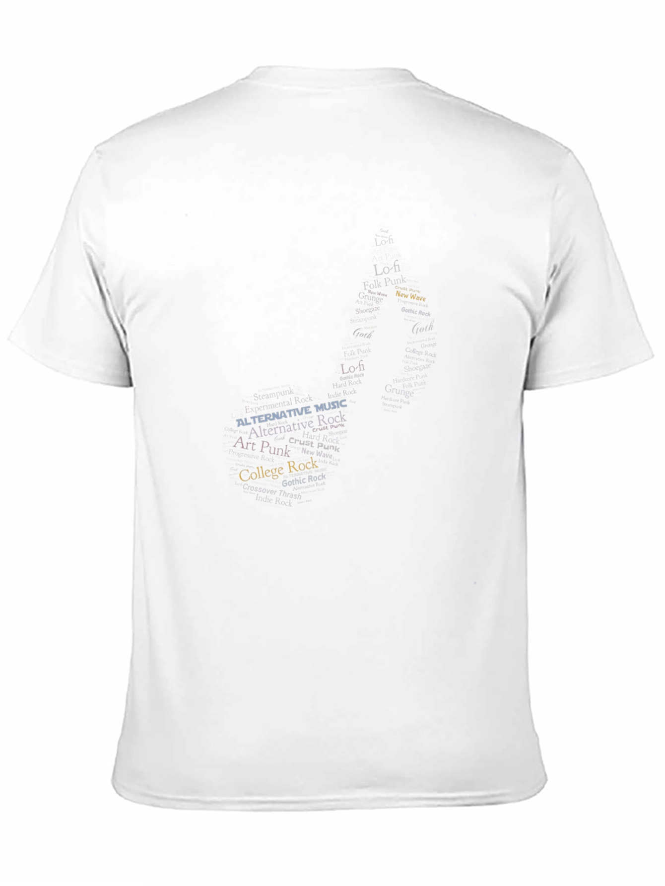 Music Genre Typography T-Shirt