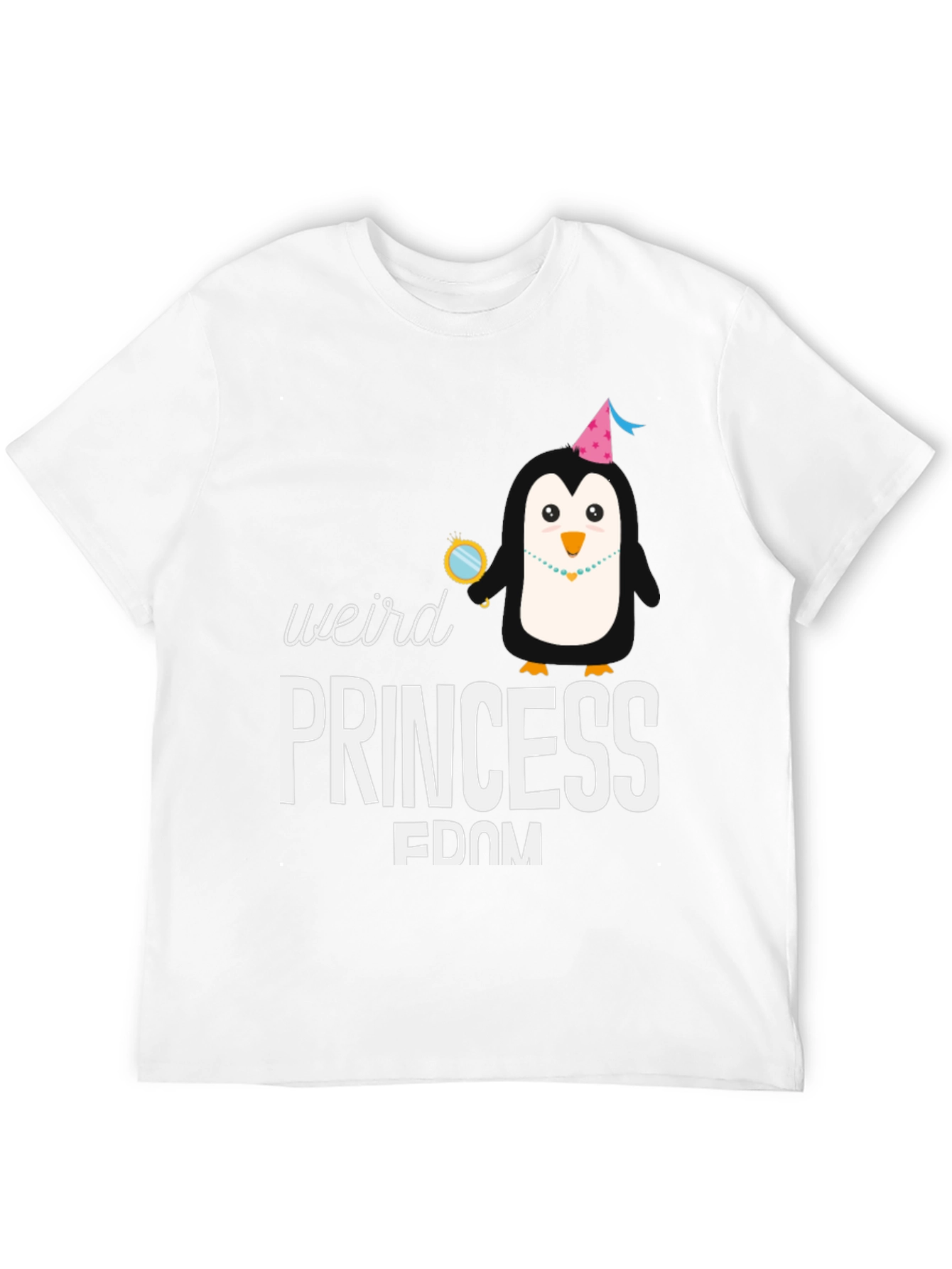 Weird Princess Fandom T-Shirt Funny Penguin Tee