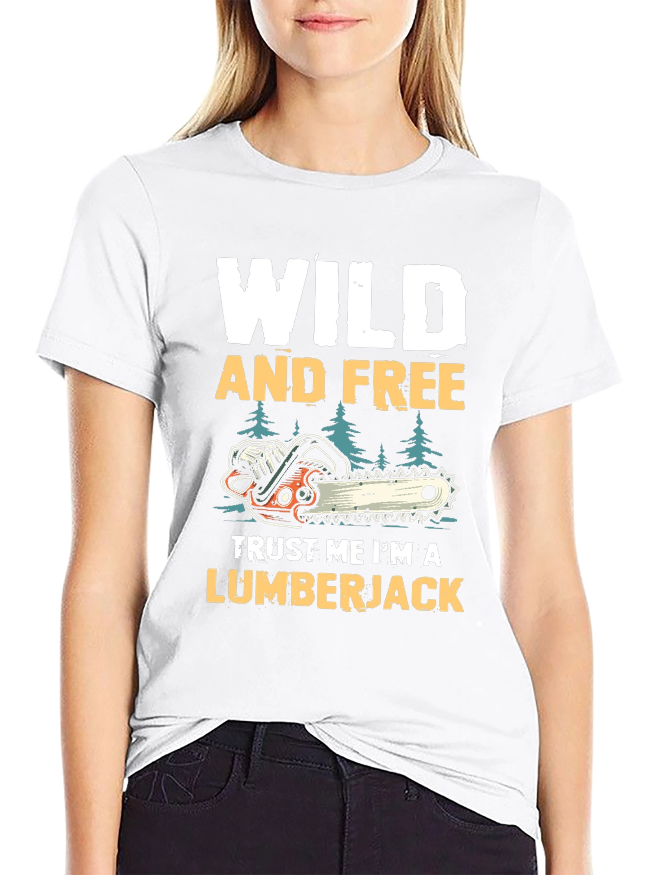 Wild and Free Lumberjack T-Shirt