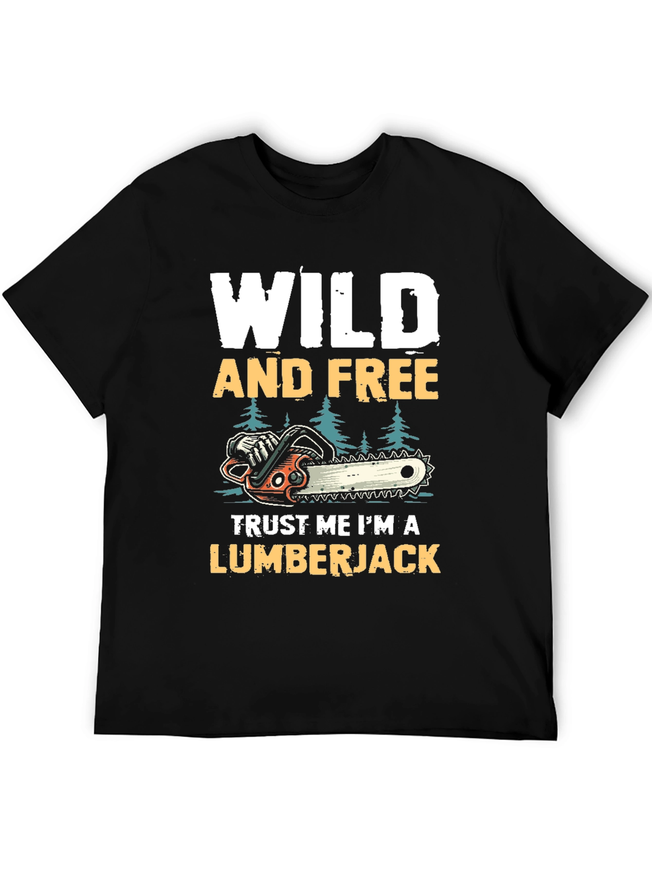 Wild and Free Lumberjack T-Shirt