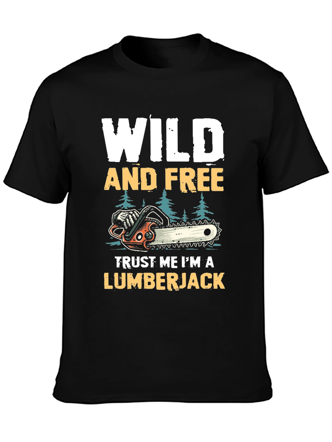 Wild and Free Lumberjack T-Shirt