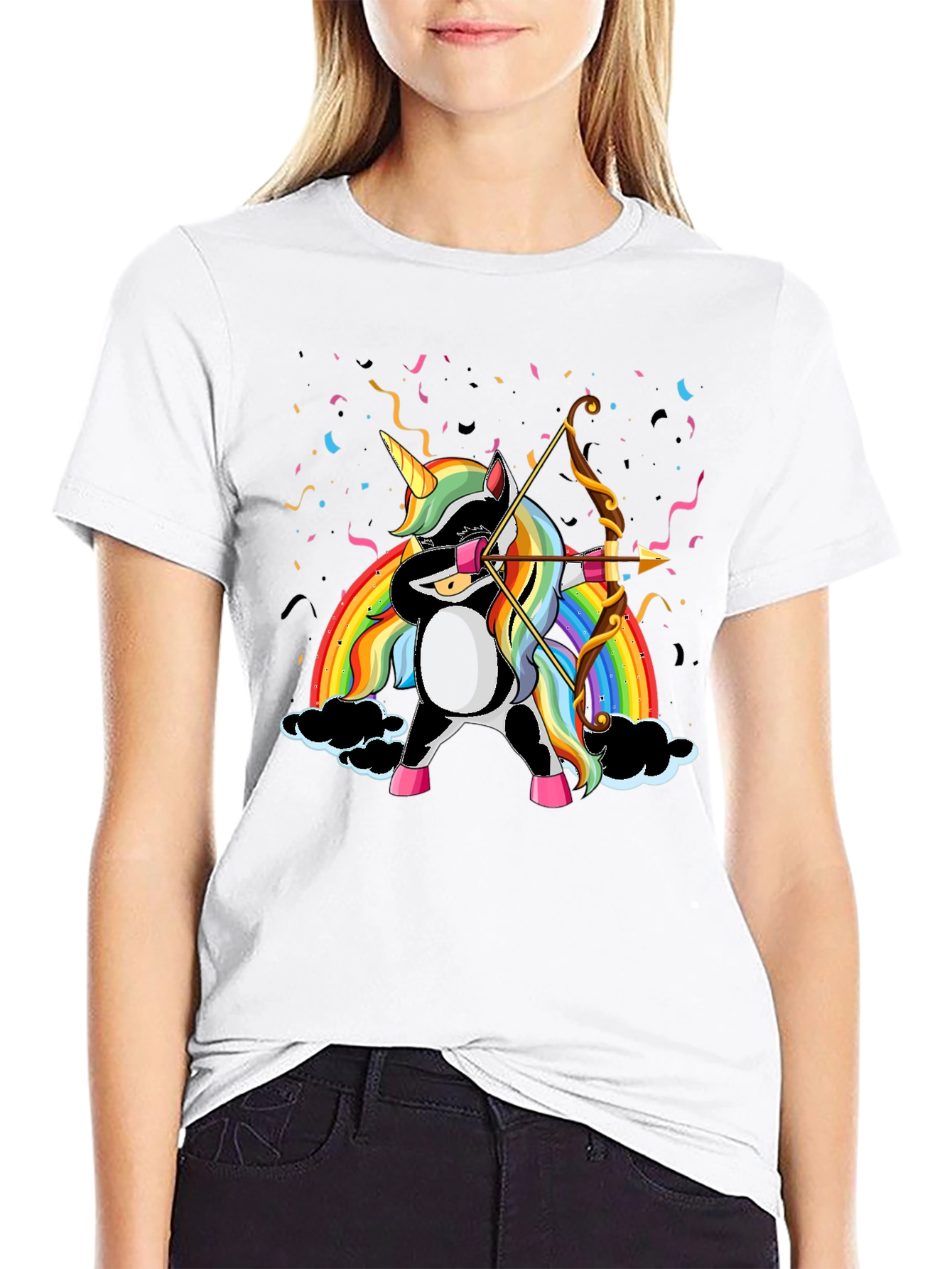 Unicorn Archer T-Shirt - Rainbow Magic