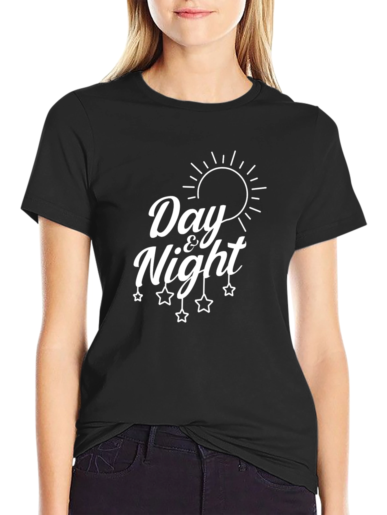 Day & Night Graphic Tee - Stylish Unisex T-Shirt