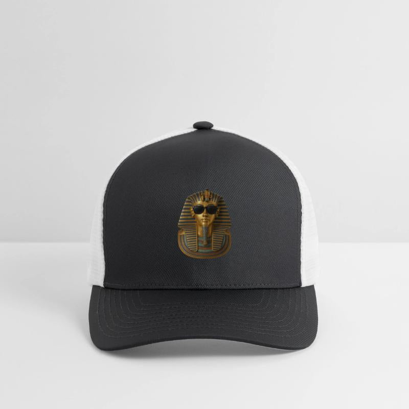 Golden Pharaoh Mask with Sunglasses