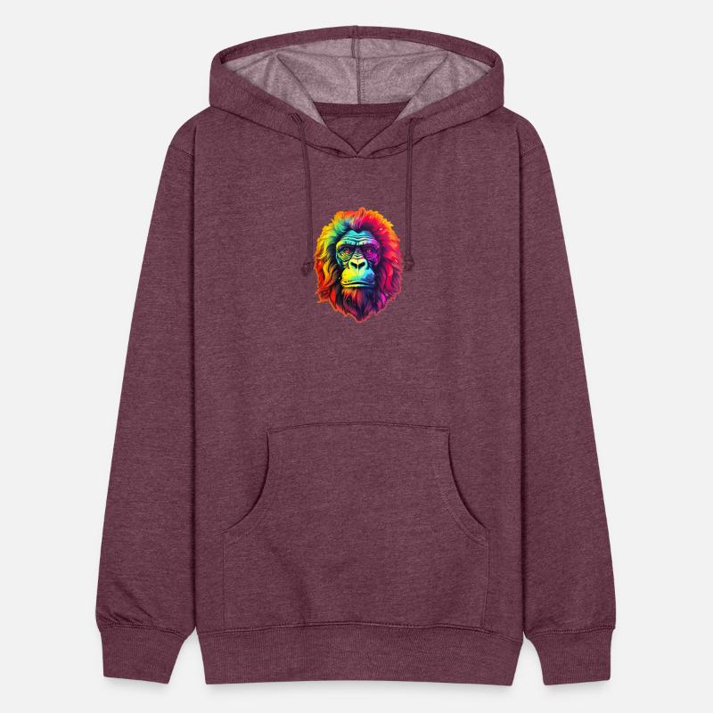 Gorilla Chic in Vibrant Psychedelic Zoo