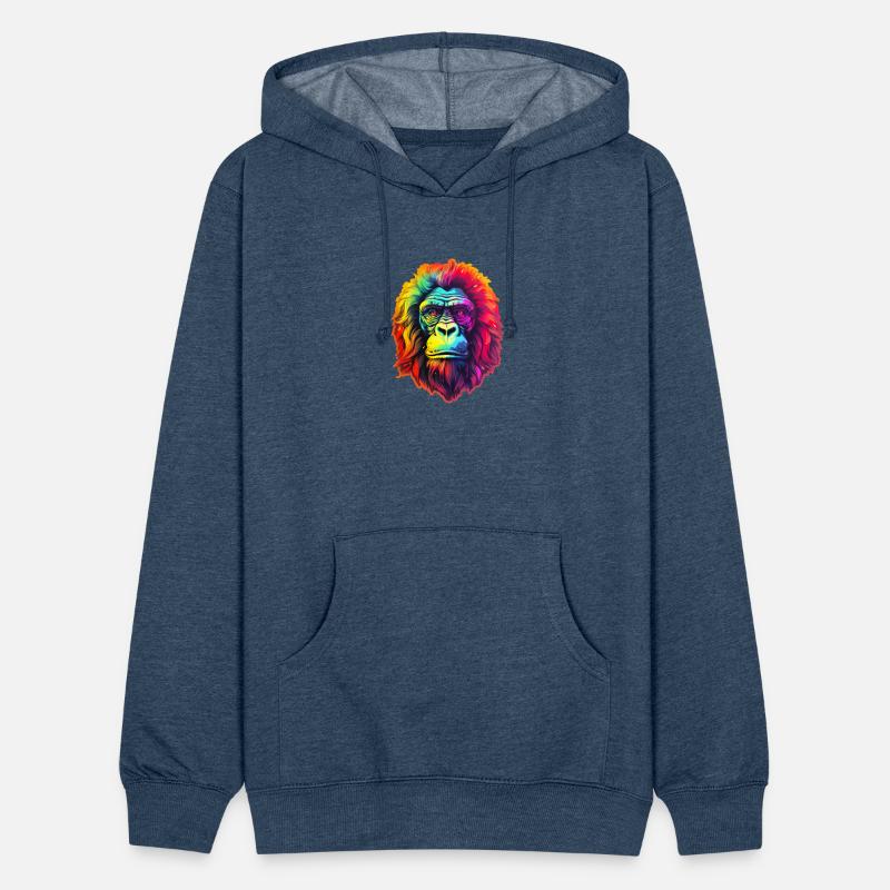 Gorilla Chic in Vibrant Psychedelic Zoo