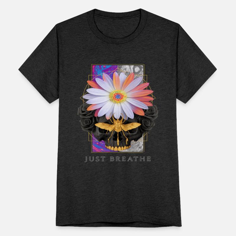 Gothic Bloom & Skull Fusion