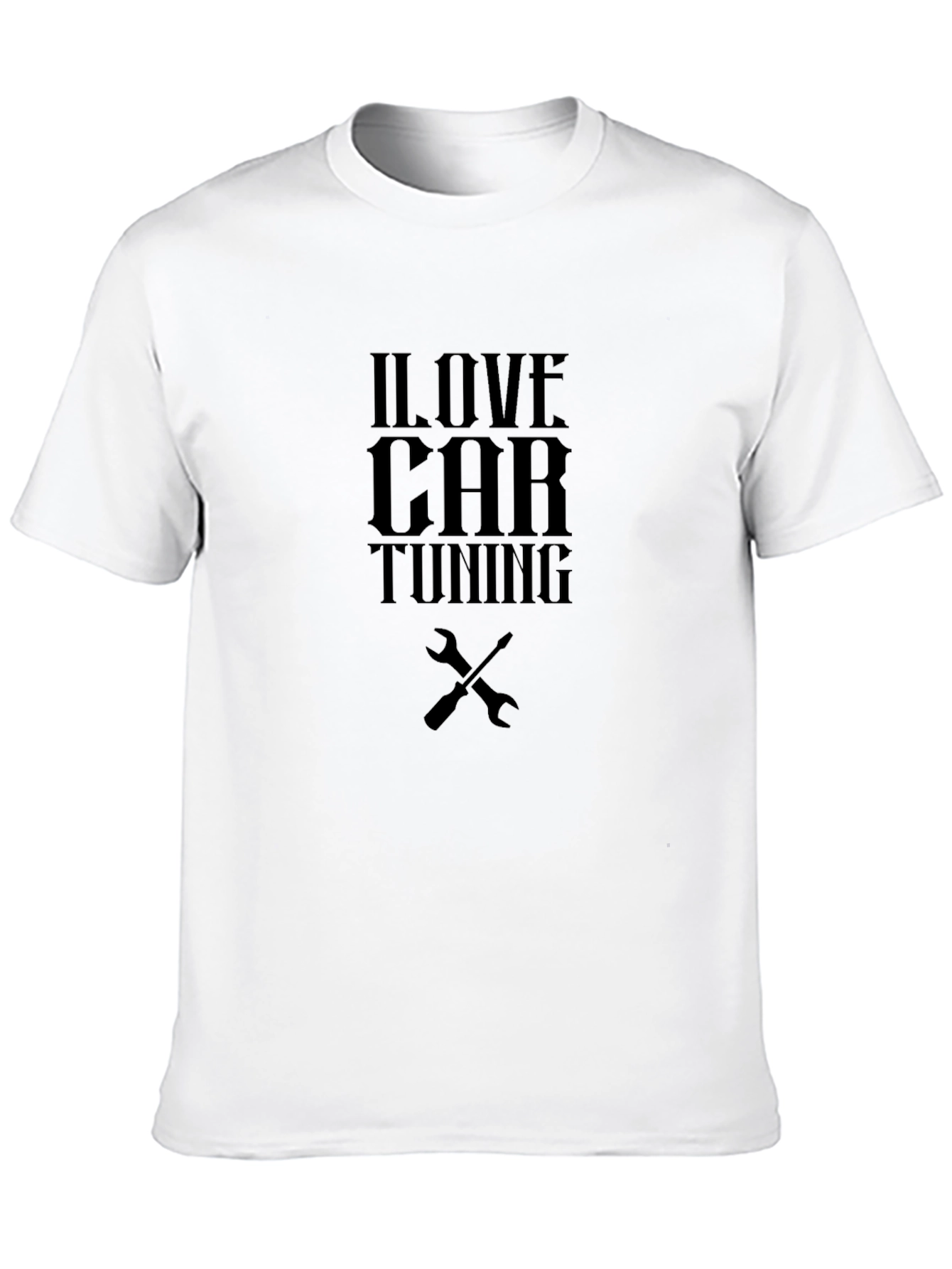 I Love Car Tuning T-Shirt Automotive Mechanic Tee