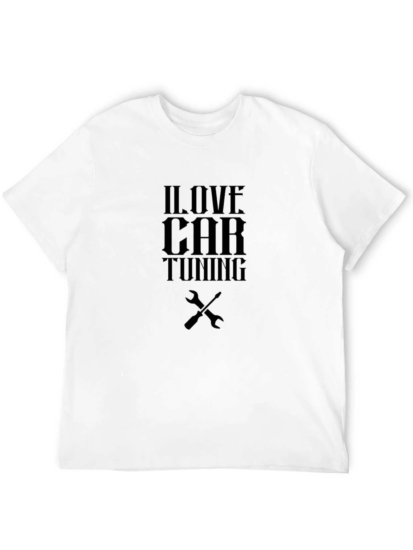 I Love Car Tuning T-Shirt Automotive Mechanic Tee